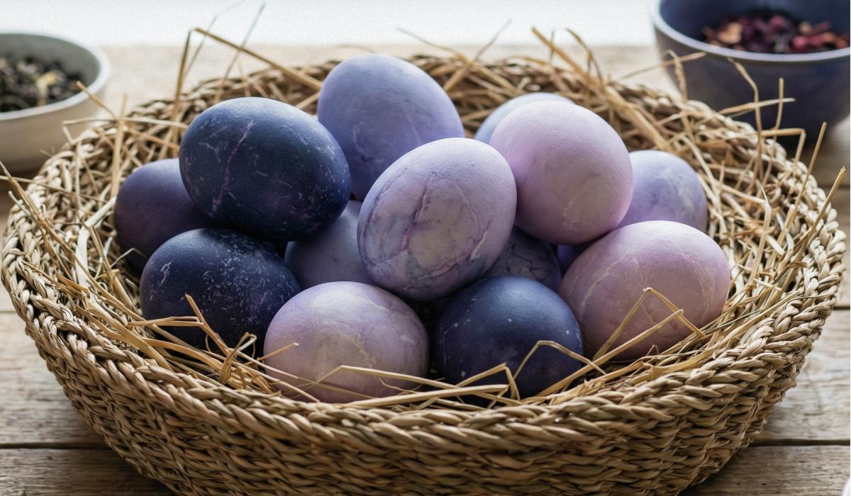 kā krāsot hibiska olas