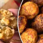 Kotletes ar slepenu sastāvdaļu, kas noteikti izrādīsies sulīgs - vecmāmiņas